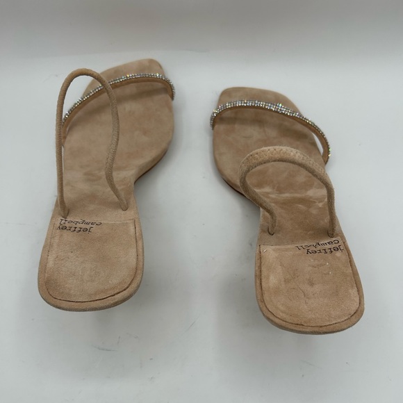 NEW • Jeffrey Campbell • Jewel Embellished Strappy Square Toe Mule kitten Heel 8 - Picture 12 of 16